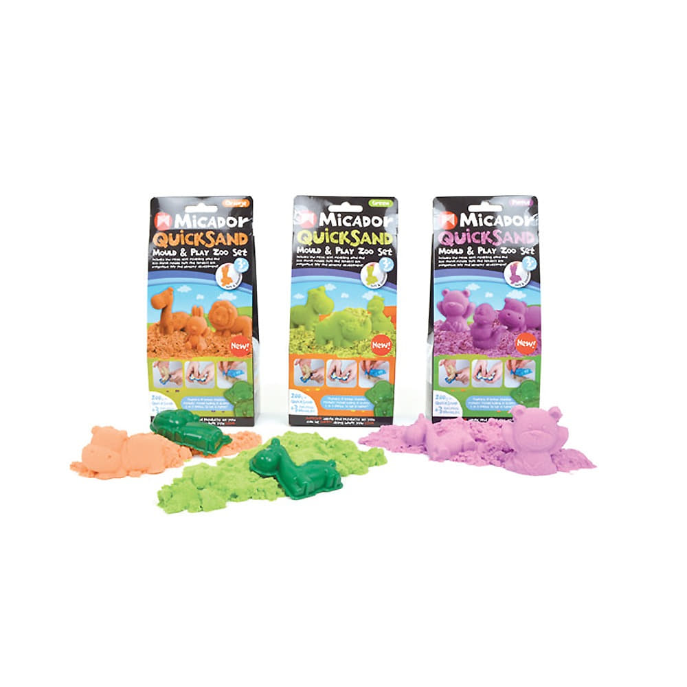 Quicksand Mould &amp; Play Zoo Set